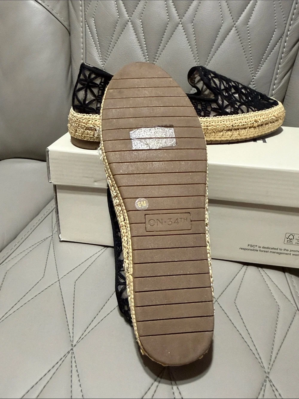 Women's Jaylaa Black Espadrille Slip-On Flats